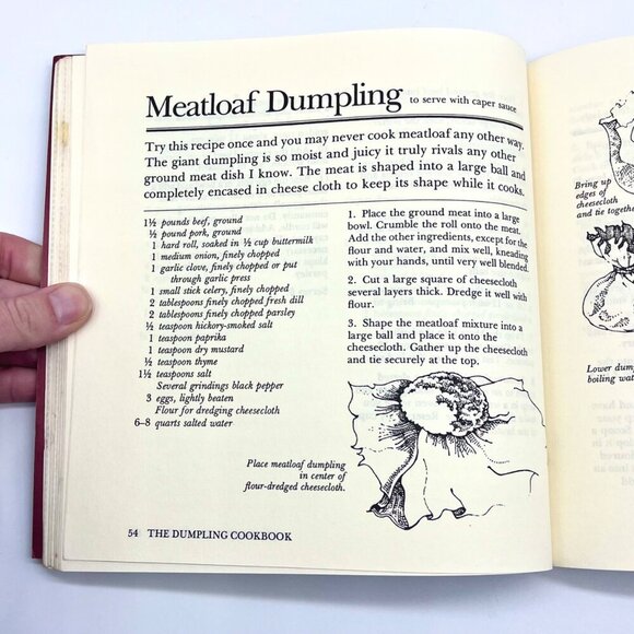 The Dumpling Cookbook by Maria Polushkin 1977 Workman Publishing Recipes - Picture 3 of 7